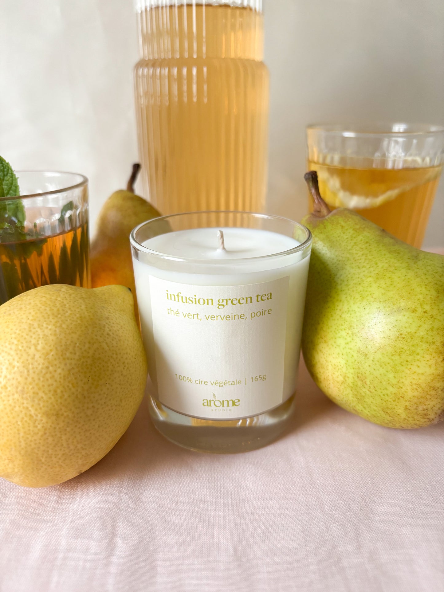 Infusion green tea - Thé vert + Verveine + Poire