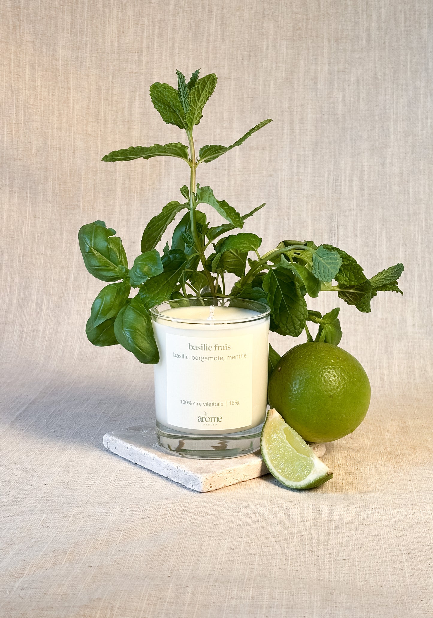 Basilic frais - Basilic +Bergamote + Menthe
