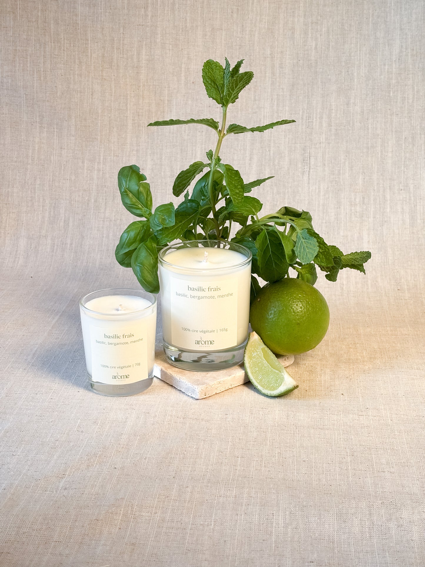 Basilic frais - Basilic +Bergamote + Menthe