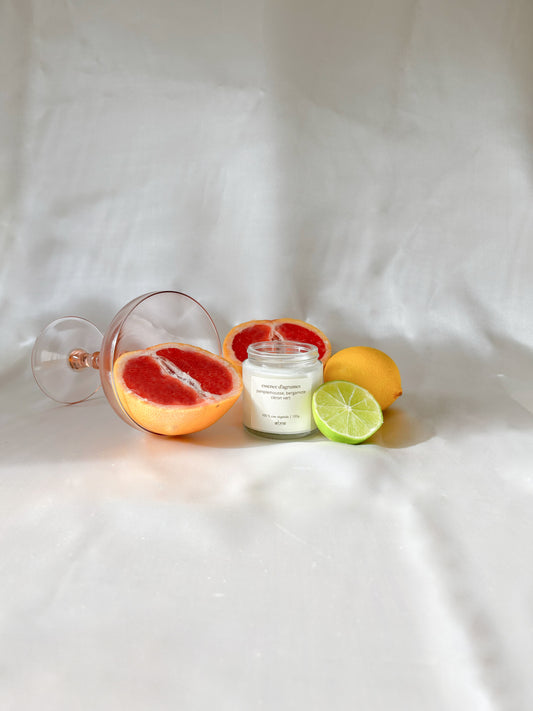 Essence d'agrumes - Pamplemousse + Bergamote + Citron vert - 100g