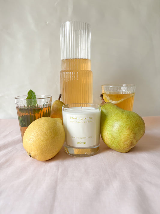 Infusion green tea - Thé vert + Verveine + Poire